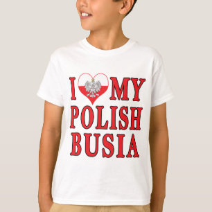 I Heart My Polish Busia T-Shirt