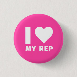 I Heart My Rep (Small) Button