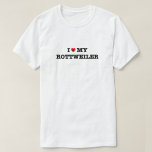I Heart My Rottweiler T-Shirt