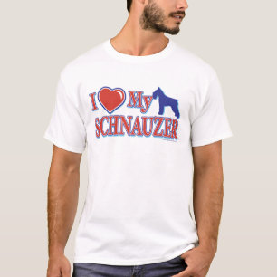 I Heart My Schnauzer T-Shirt