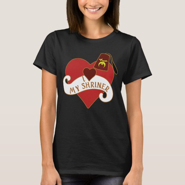 I Heart My Shriner Noble the Mystic Shrine Thanksg T-Shirt (Front)