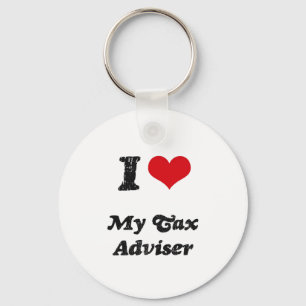 I heart My Tax Adviser Key Ring