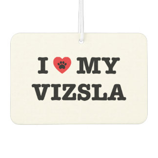 I Heart My Vizsla Car Air Freshener