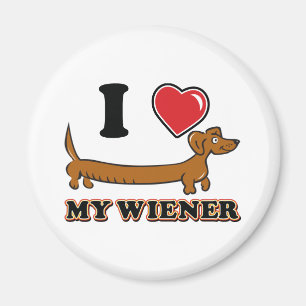 I Heart my Wiener Magnet
