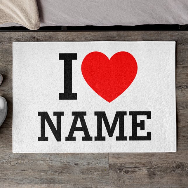 I Heart Name Doormat (Creator Uploaded)
