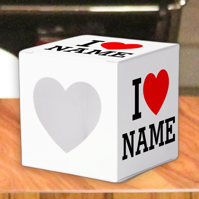 I Heart Name Favour Box (Creator Uploaded)