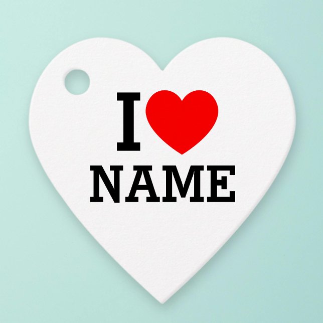 I Heart Name Favour Tags (Creator Uploaded)