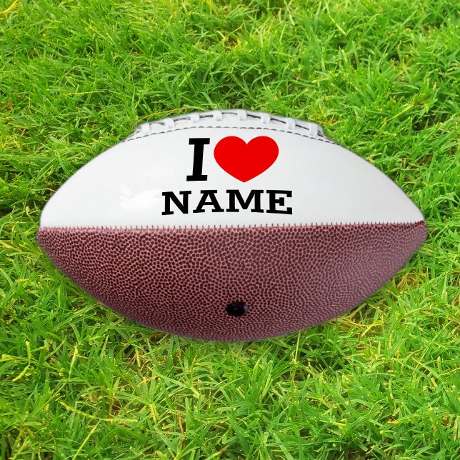 I Heart Name Football (Creator Uploaded)