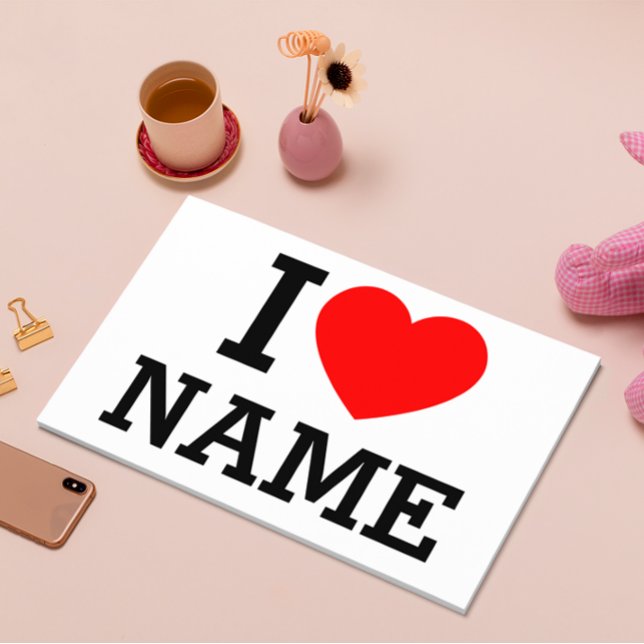 I Heart Name Guest Book (Creator Uploaded)