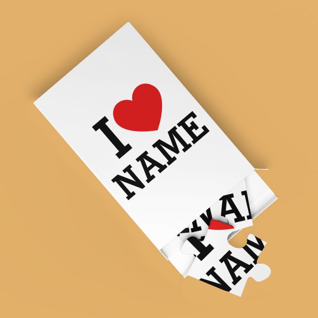 I Heart Name Jigsaw Puzzle (Creator Uploaded)