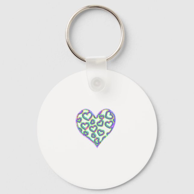 I Heart Name Key Ring (Front)