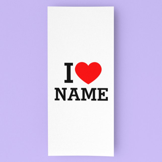 I Heart Name Rack Card (Creator Uploaded)