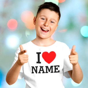 I Heart Name T-Shirt