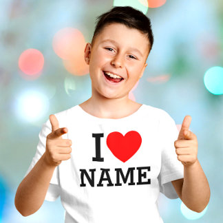 I Heart Name T-Shirt