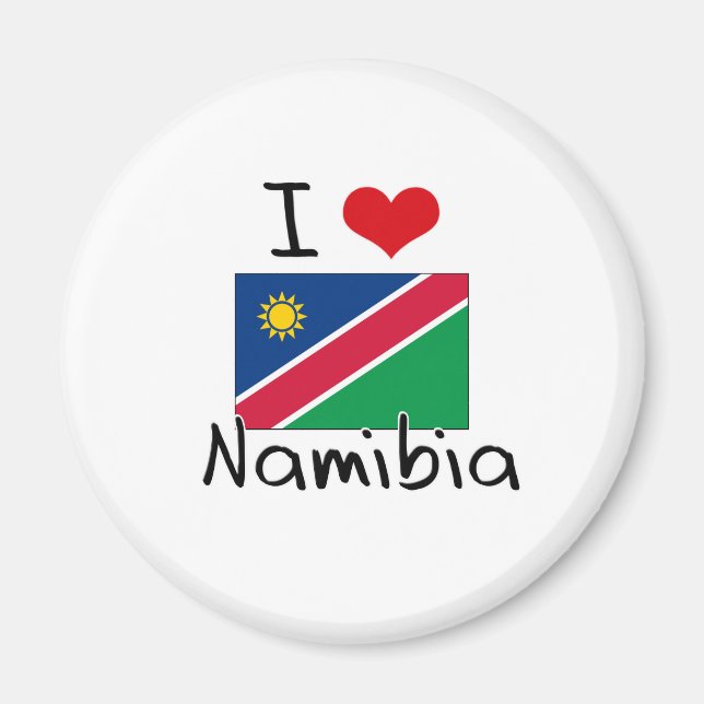 I HEART NAMIBIA MAGNET (Front)