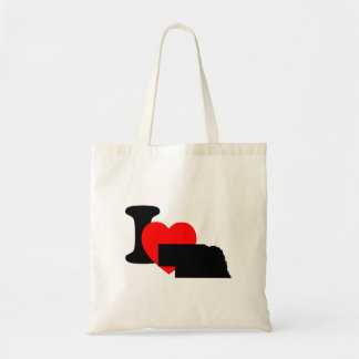 I Heart Nebraska Tote Bag