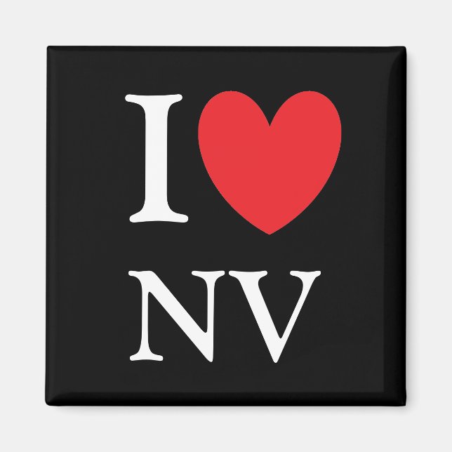I Heart Nevada Magnet (Front)