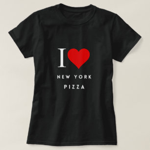 I Heart New York  Pizza blk Womens T-Shirt