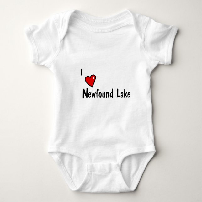 I Heart Newfound Lake Baby Bodysuit (Front)