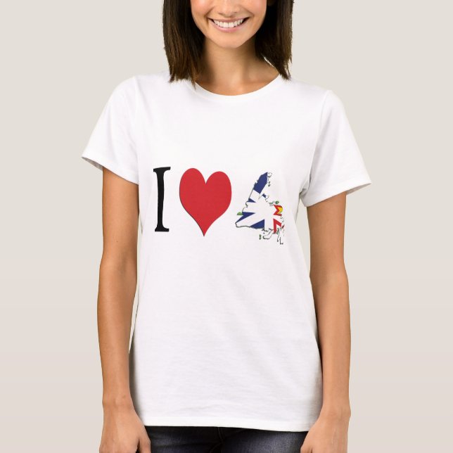 I Heart Newfoundland T-Shirt (Front)