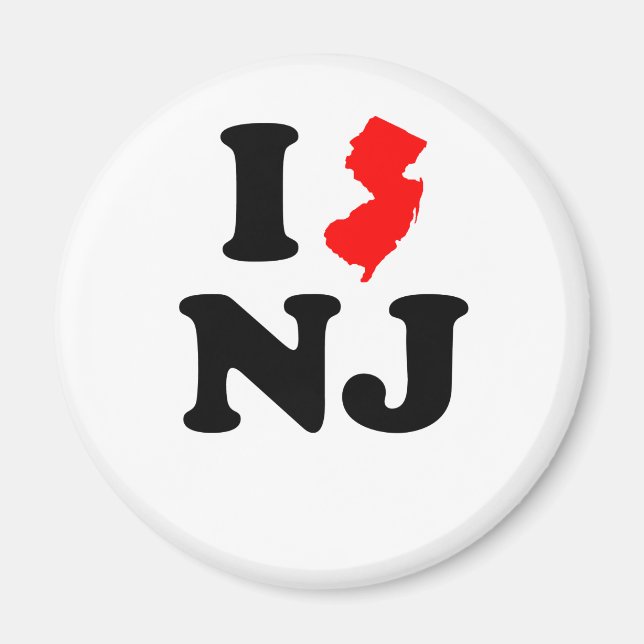 I Heart NJ Magnet (Front)