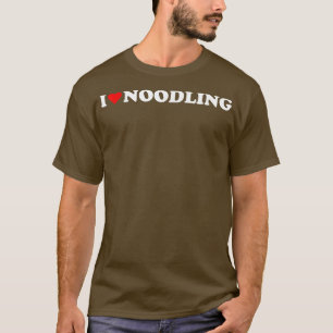 I heart Noodling I love Noodling Hobby Theme Lover T-Shirt