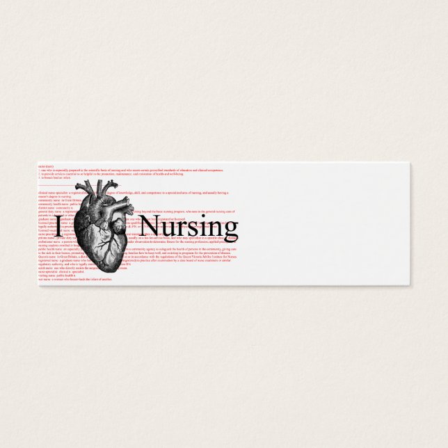 I Heart Nursing Definition (Front)