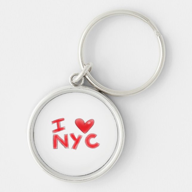 I Heart NYC Classic Key Ring (Front)