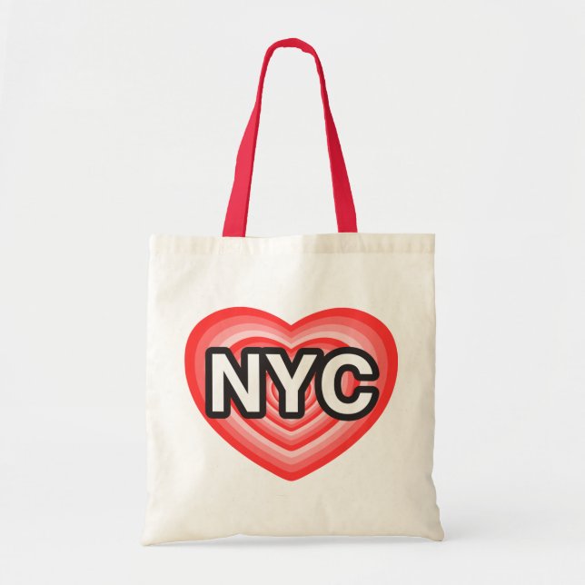 I heart NYC. I love NYC. New York City. I heart NY Tote Bag (Front)