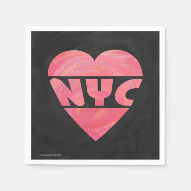 I Heart NYC Napkin (Front)