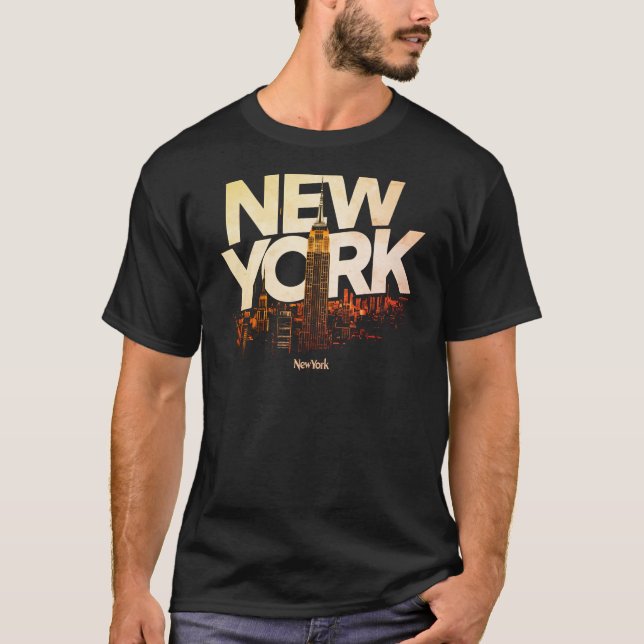 I Heart NYC" T-shirt - Casual New York City Urban  (Front)