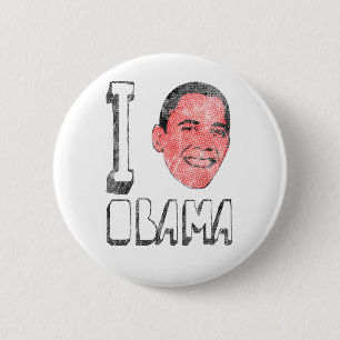I Heart Obama Buttons