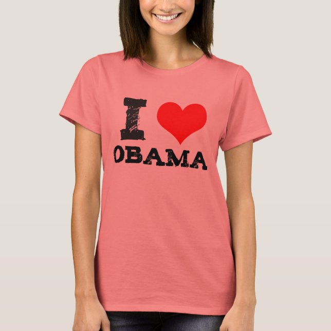 I Heart Obama T-Shirt (Front)
