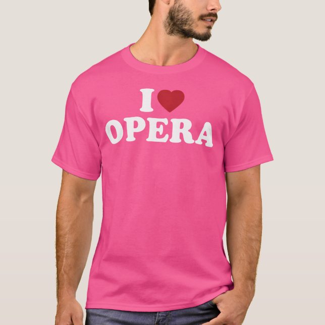 I Heart Opera T-Shirt (Front)