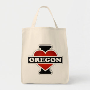 I Heart Oregon Tote Bag