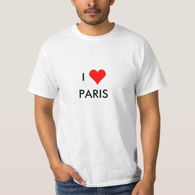 i heart paris T-Shirt (Front)