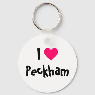 I Heart Peckham Key Ring