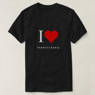 I Heart Pennsylvania blk Mens T-Shirt