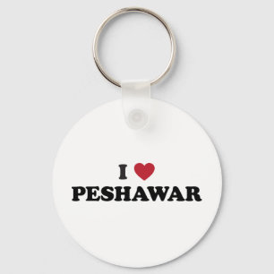 I Heart Peshawar Pakistan Key Ring