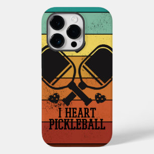 I Heart Pickleball - Fun Pickleball Lover Design Case-Mate iPhone 14 Pro Case