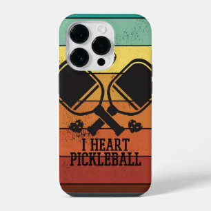 I Heart Pickleball - Fun Pickleball Lover Design iPhone 14 Pro Case