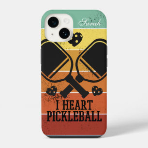 I Heart Pickleball iPhone 14 Case