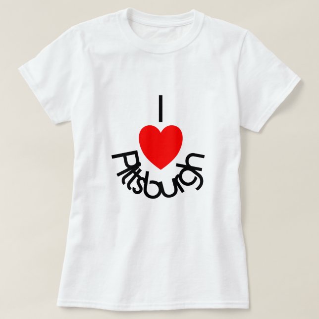 I Heart Pittsburgh T-Shirt (Design Front)