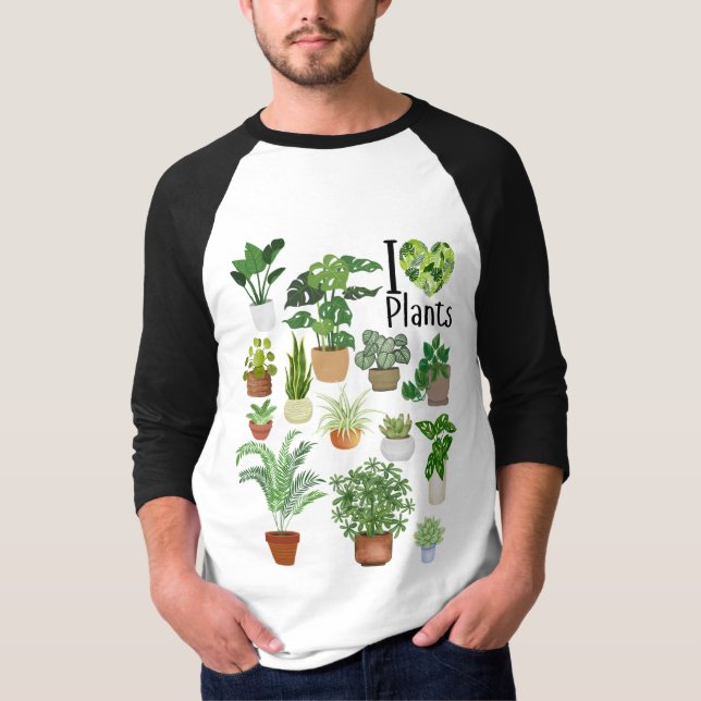 I Heart Plants T-Shirt (Front)