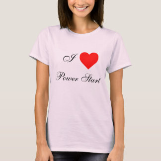 I heart Power Start T-Shirt