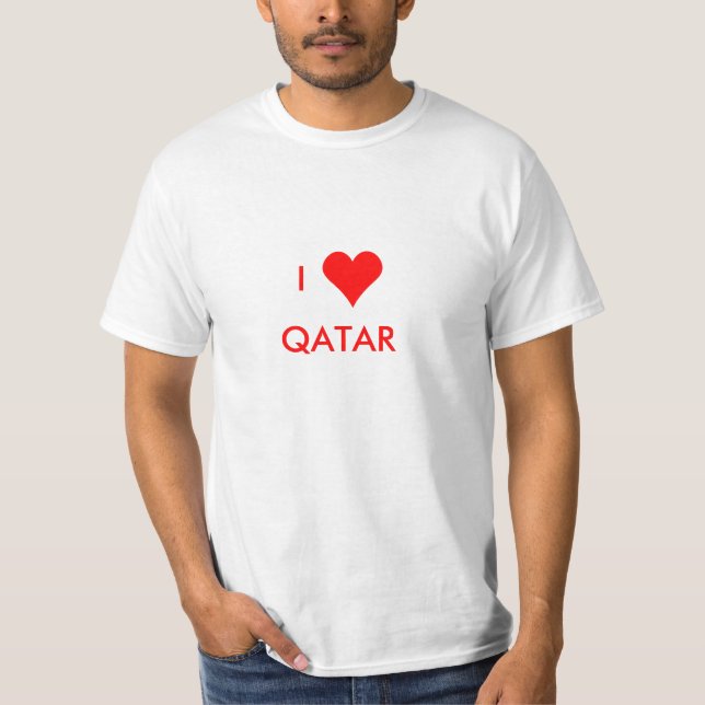 i heart qatar T-Shirt (Front)