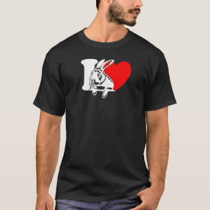 I Heart Rabbits Rabbit Cute Bun Bunbun Bunny T-Shirt