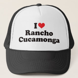 I Heart Rancho Cucamonga Trucker Hat