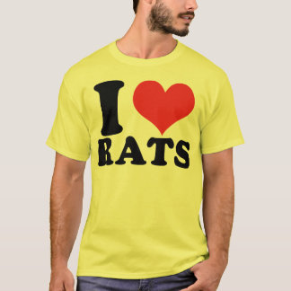 I Heart Rats Basic T-Shirt