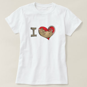 I heart rats (tan) T-Shirt